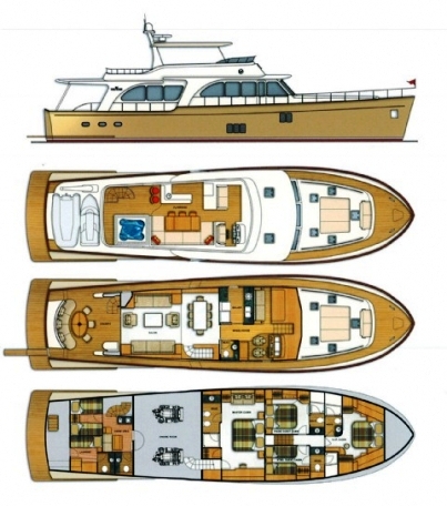 Vicem Yachts 78 Cruiser layout