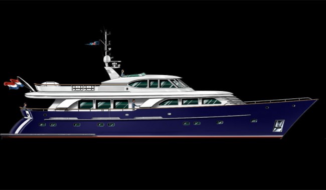 The 30m Werner Yacht Design – a 98 ft Motor Yacht