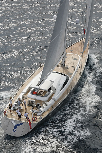 Interesting superyacht newly available for charter: sailing yacht YII