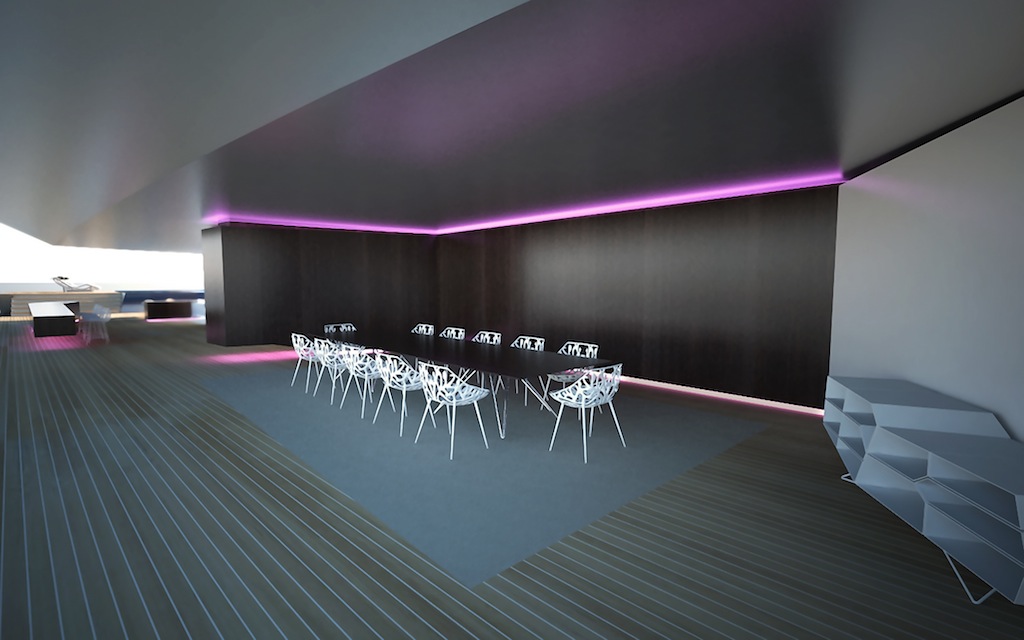 Superyacht RA Dining Area - Image courtesy of Adam Voorhees Design