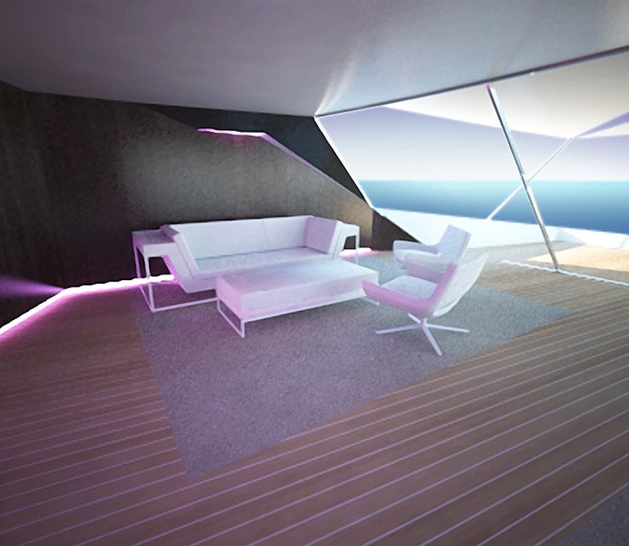Superyacht RA owners suite - Image courtesy of Adam Voorhees Design