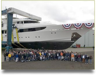 Superyacht Boardwalk the 7th Westport 164 is Launched