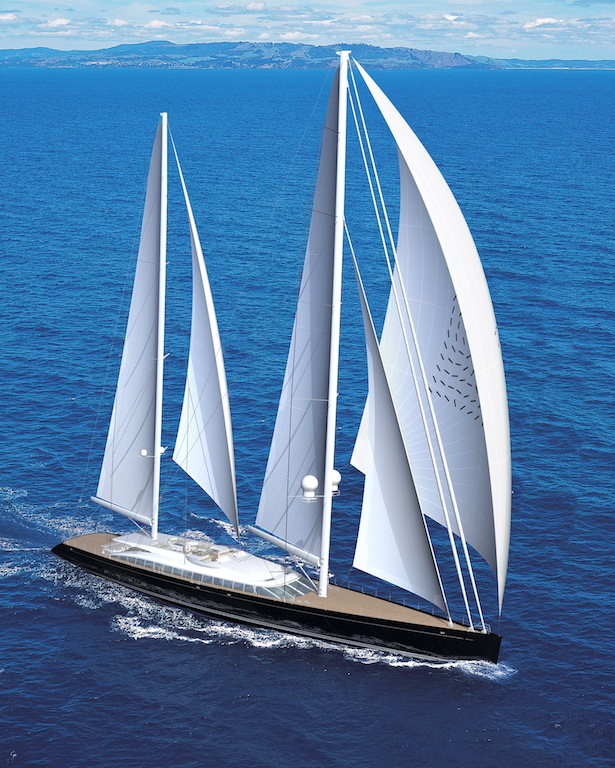 Alloy Sailing Yacht VERTIGO designed by Philippe Briand