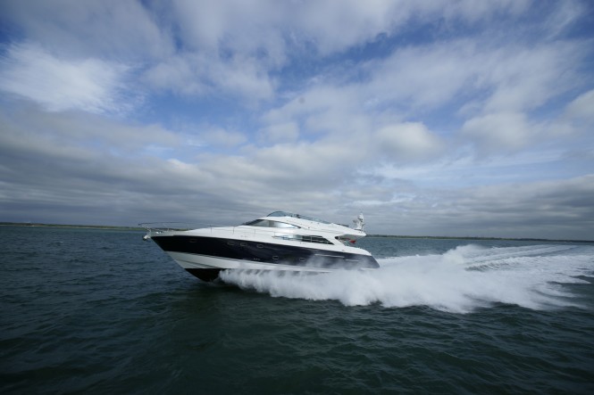 Fairline Motor Yacht Squadron 78 Custom at the Mandurah Boat Show 2010
