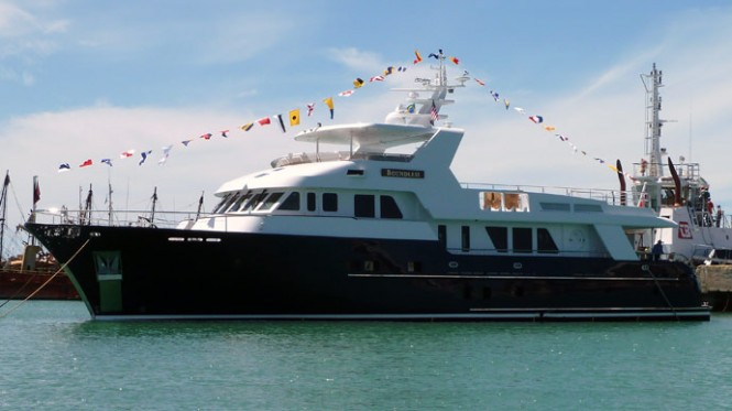 Inace super yacht BOUNDLESS launched