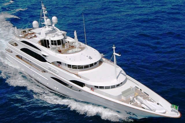 Luxury Super Yacht GALAXY charter destinations