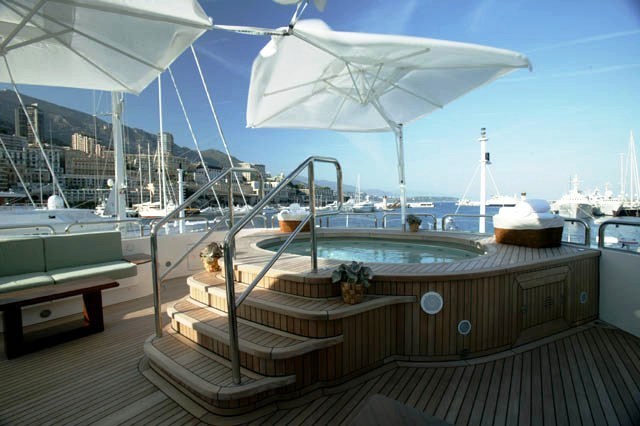 Luxury Superyacht GALAXY Spa Pool
