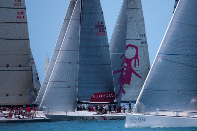 Line Up at the Audi Hamilton Island Race Week