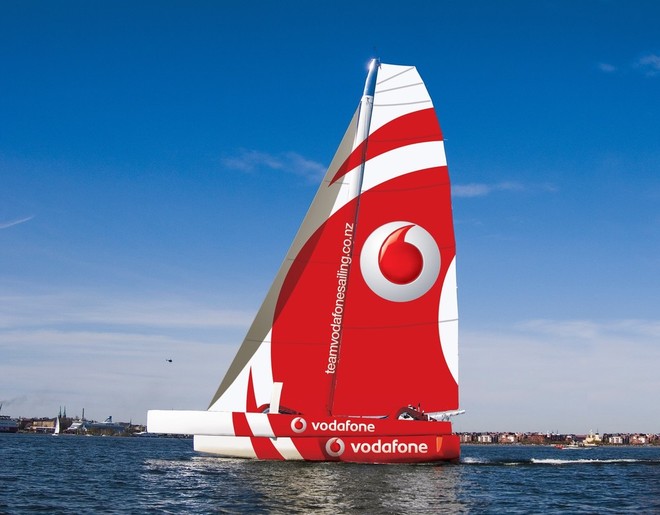 Vodafone sponsors New Zealand’s fastest trimaran, the 60’ ORMA.
