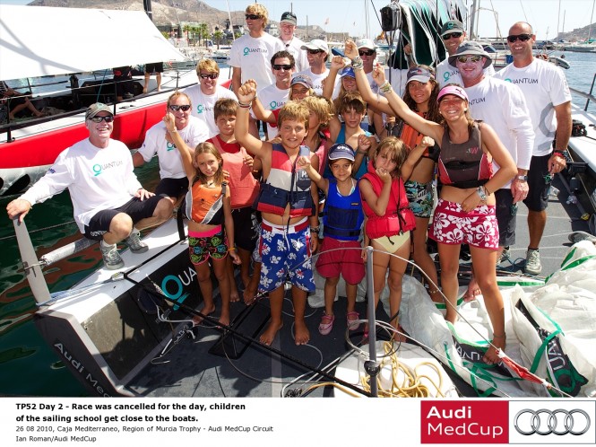 No racing today at the Audi MedCup in Cartagena