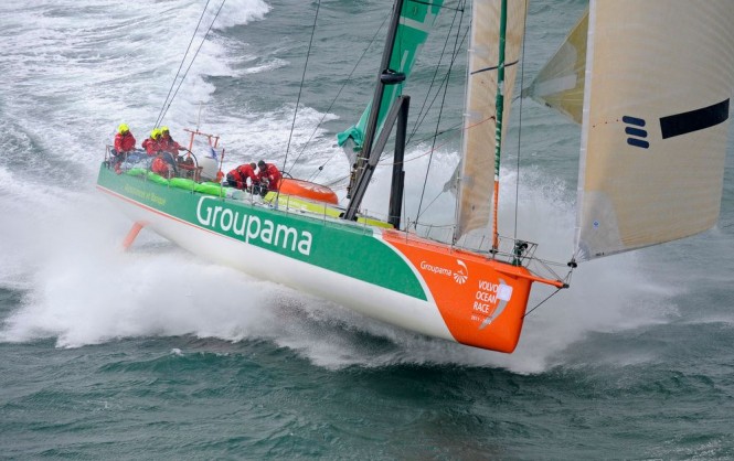 Sevenstar Round Britain and Ireland Race: Groupama sail yacht leads