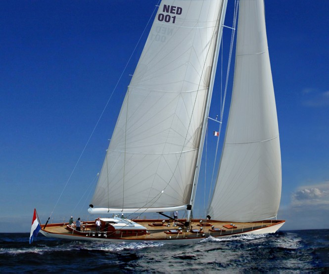 PlusAnimations’ 3D animation of the Sailing Yacht ANNAGINE