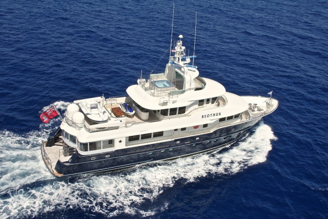 Super Yacht BEOTHUK at the Fort Lauderdale Boat Show 2010