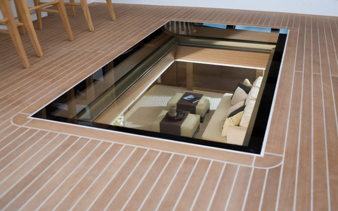 Superyacht Namaste - Owners Suite - Image courtesy of Tamsen Yachts