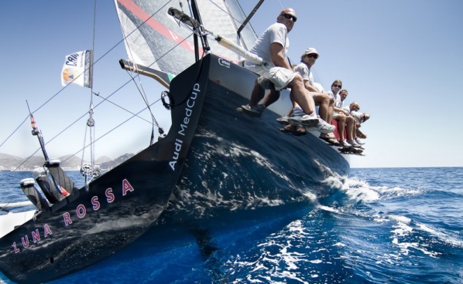 TP52 Teams Training - Luna Rossa Trofeo Caja Mediterráneo Región de Murcia - Audi MedCup Circuit Photo Credit Ainhoa SanchezAudi MedCup TP52 Teams Training - Luna Rossa Trofeo Caja Mediterráneo Región de Murcia - Audi MedCup Circuit Photo Credit Ainhoa SanchezAudi MedCup