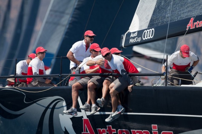 Audi MedCup Circuit: Sailing yacht Artemis wins TP52 Series Practice Race in Cartagena