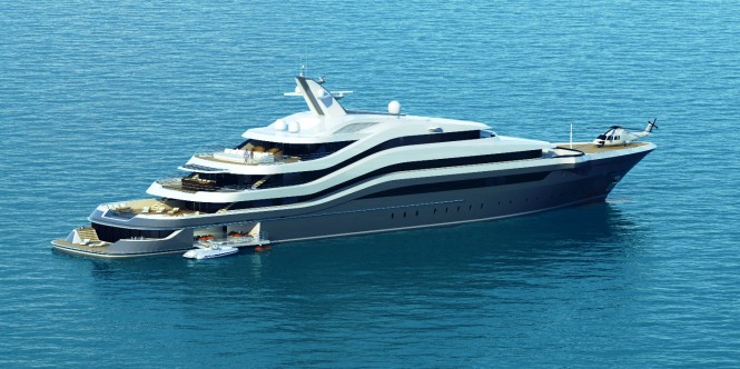 The Lurssen 88 Meter Orchid Yacht Design - Anchored in Sicily The Lurssen 88 Meter Orchid Yacht Design - Anchored in Sicily