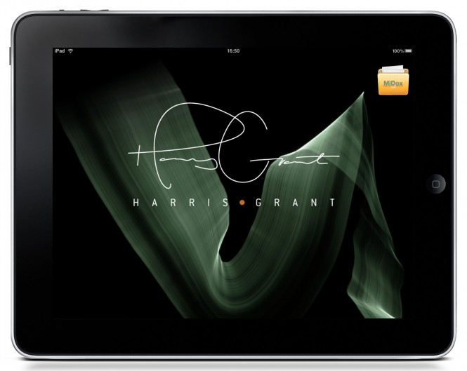 iPad Image courtesy of Harris Grant