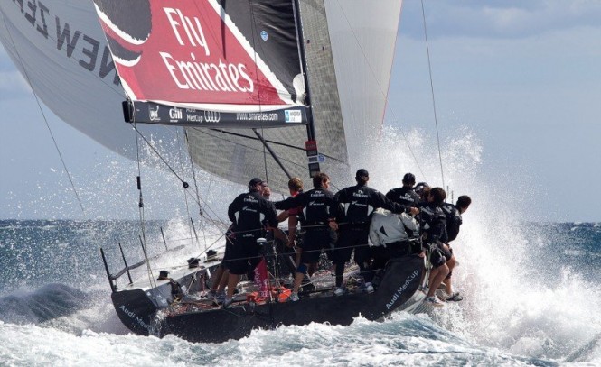 Audi Med Cup. Emirates Team New Zealand first ever team to retain the Circuit title