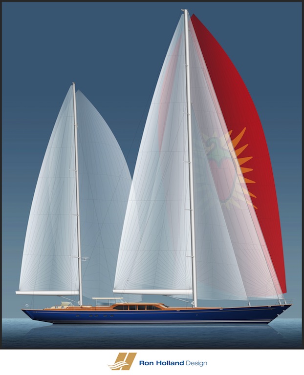 Pendennis Sailing Yacht CHRISTOPHER nearing completion