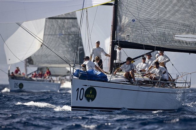 CHARISMA yacht at the 2010 Rolex Swan Cup regatta - Image credit to Carlo Borlenghi