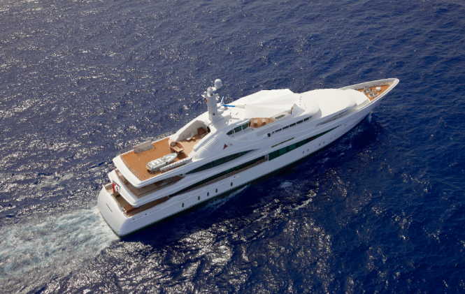 Feadship Super Yacht Lady Christine - Birds View