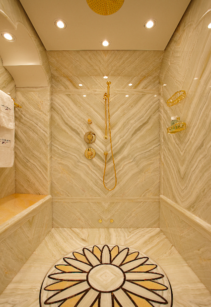 Feadship Super Yacht Lady Christine Owner Bathroom