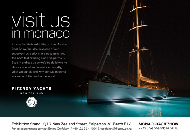 Fitzroy Yachts SALPERTON IV yacht at the Monaco Yacht Show