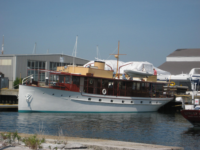 Seakeeper gyros stabilize two classic wooden Trumpy yachts