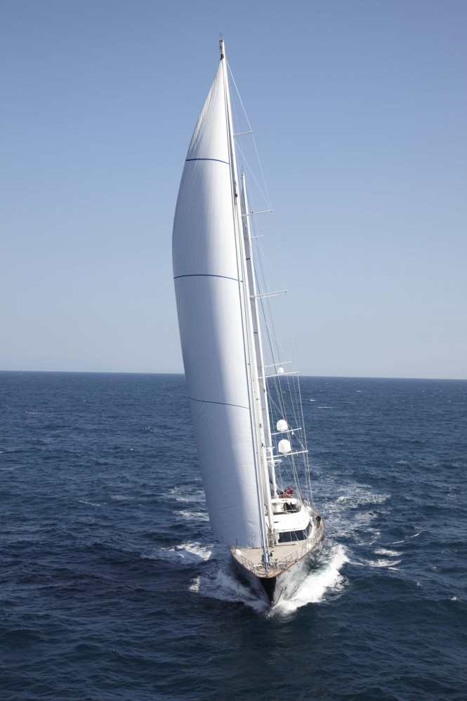 Perini Navi sailing Yacht MELEK delivered