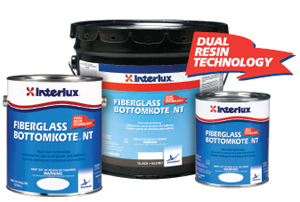 Interlux Fibreglass Bottomkote at the Newport International Boat Show 2010