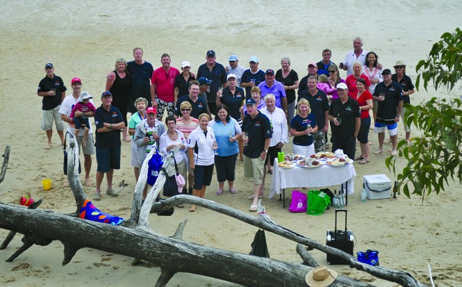 Gold Coast to Fraser Islands with 21 Riviera Yachts