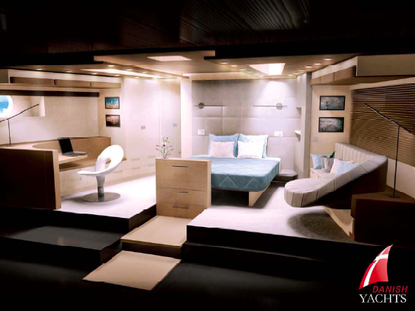 Danish Yachts AeroCruiser 38 II motoryacht interior