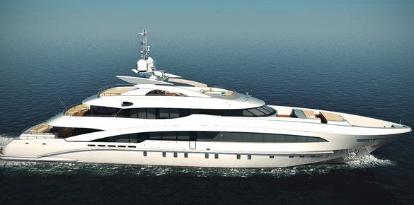 Heesen 50 m superyacht Hull 15850 in build