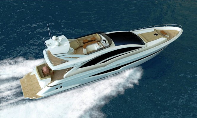 Intermarine 85′ flybridge motor yacht by Luiz de Basto Designs