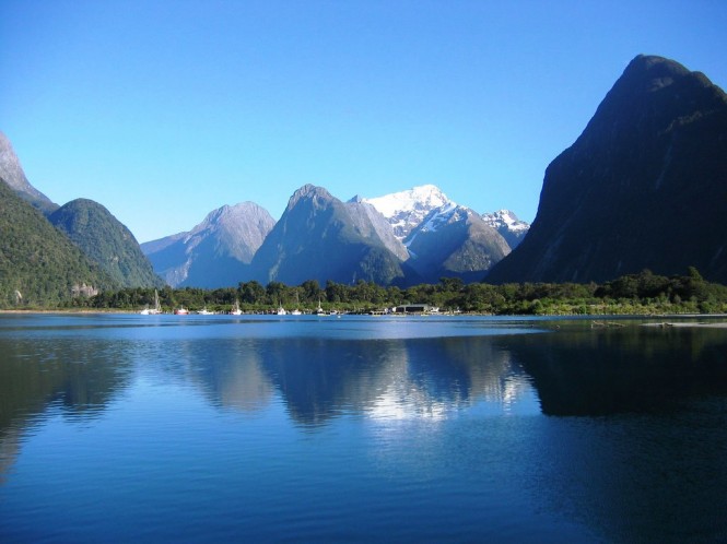 Images of the Navigable Sounds of Fiordland, New Zealand