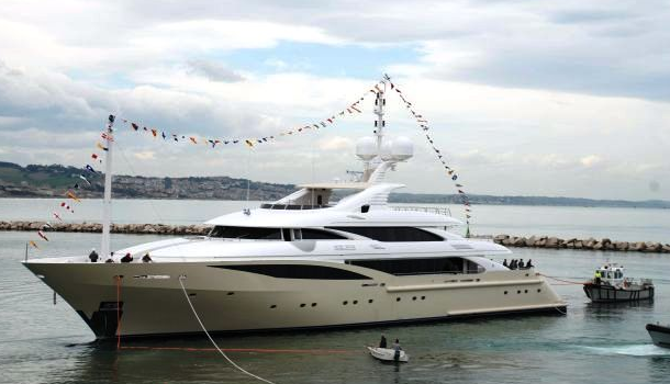 ISA 630 Superyacht Kolaha’s interior by Patrick Knowles Design