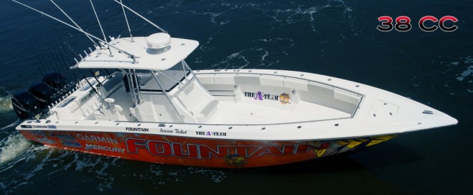 Former US President George H.W. Bush takes Delivery of new Fountain Powerboat