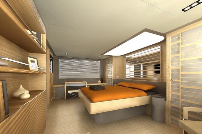 The VD125 Marco Polo explorer yacht interior The VD125 Marco Polo explorer yacht interior