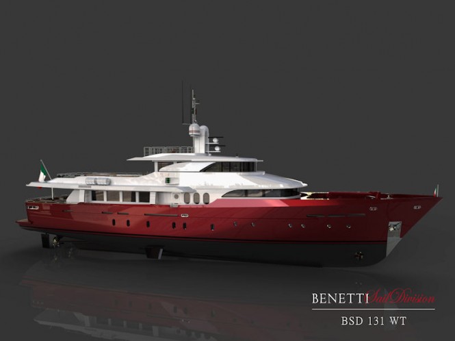 131′ World Traveller motor yacht by Benetti Sail Division