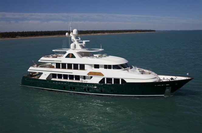 Motor yacht Sea Owl by Burger Boat equipped with MTN Satellite Communications