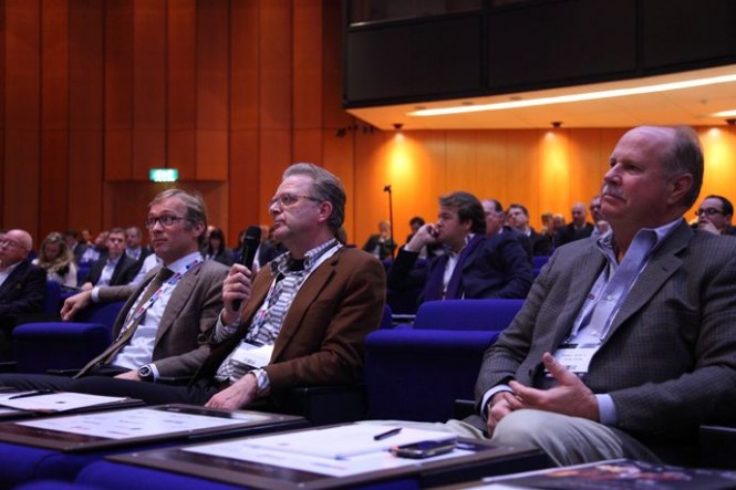 Global Superyacht Forum 2010 L to R Bas Nederpelt and Henk de Vries III of Feadship Van Lent, and Billy Smith III of Trinity Yachts Global Superyacht Forum 2010 L to R Bas Nederpelt and Henk de Vries III of Feadship Van Lent, and Billy Smith III of Trinity Yachts