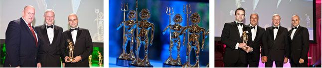 Heesen Yachts awarded two Gold Neptunes at the ShowBoats Design Awards 2010.