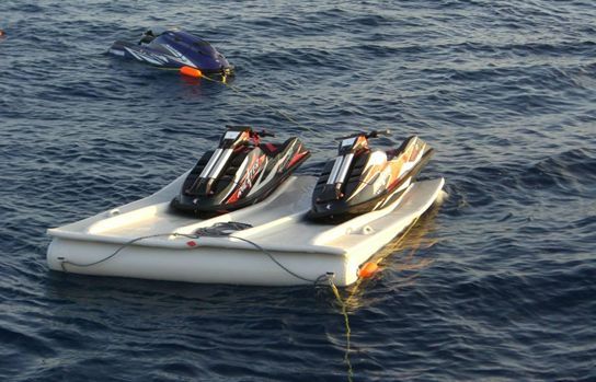 New Inflatable Jet Ski Dock by Henshaw Inflatables New Inflatable Jet Ski Dock by Henshaw Inflatables