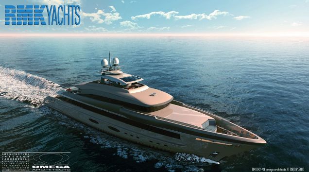 RMK 50 Superyacht design by Omega Architects