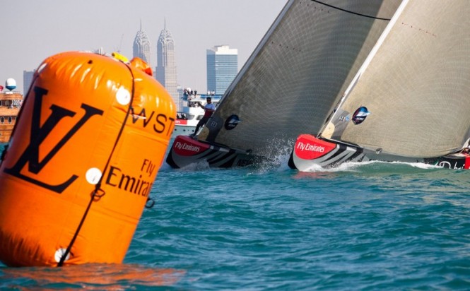 Race day 4 Mascalzone Latino Audi Team vs Artemis Racing - © Bob Grieserousideimages.comLouis Vuitton Trophy Race day 4 Mascalzone Latino Audi Team vs Artemis Racing - © Bob Grieserousideimages.comLouis Vuitton Trophy