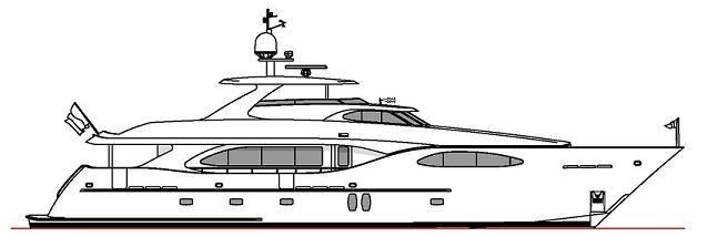 32m BMD 105 Raised Pilothouse Motor Yacht by Boksa Marine Design