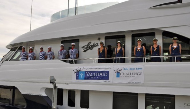 Motor yacht SLOJO YAG Challenge: 2010 Transpacific Triathlon to Benefit YachtAid Global® Completed