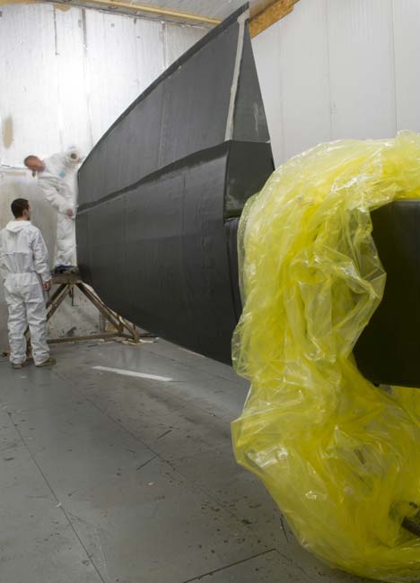 Green Marine builds one of World’s largest composite rudders for Vitters Superyacht