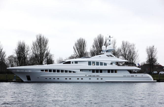 Heesen Yachts launch 47m Motor Yacht Air – YN 15147